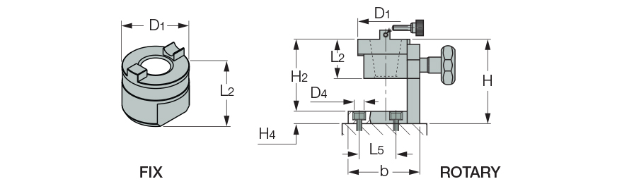 TOOL CLAMP 40 ROTARY